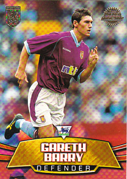 Gareth Barry Aston Villa 2002 Topps Premier Gold #AV5